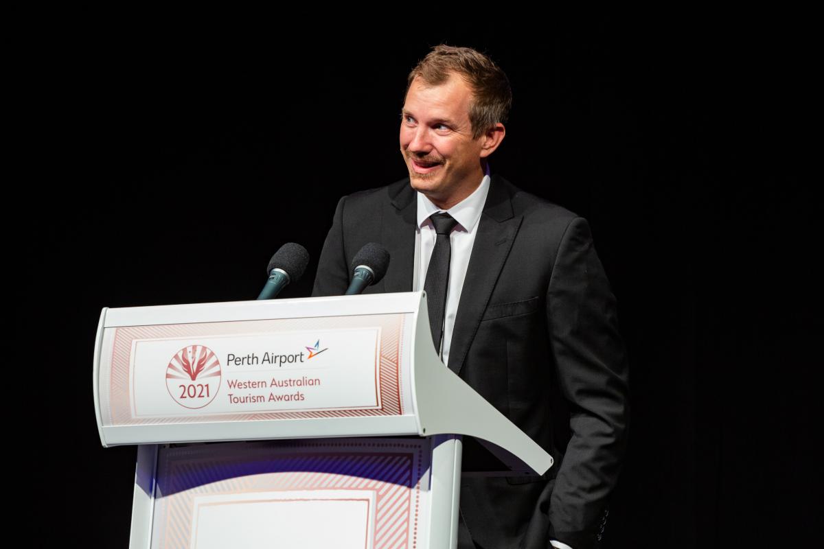 Chris Magnay acceptance speeach at the 2021 WA Tourism Awards