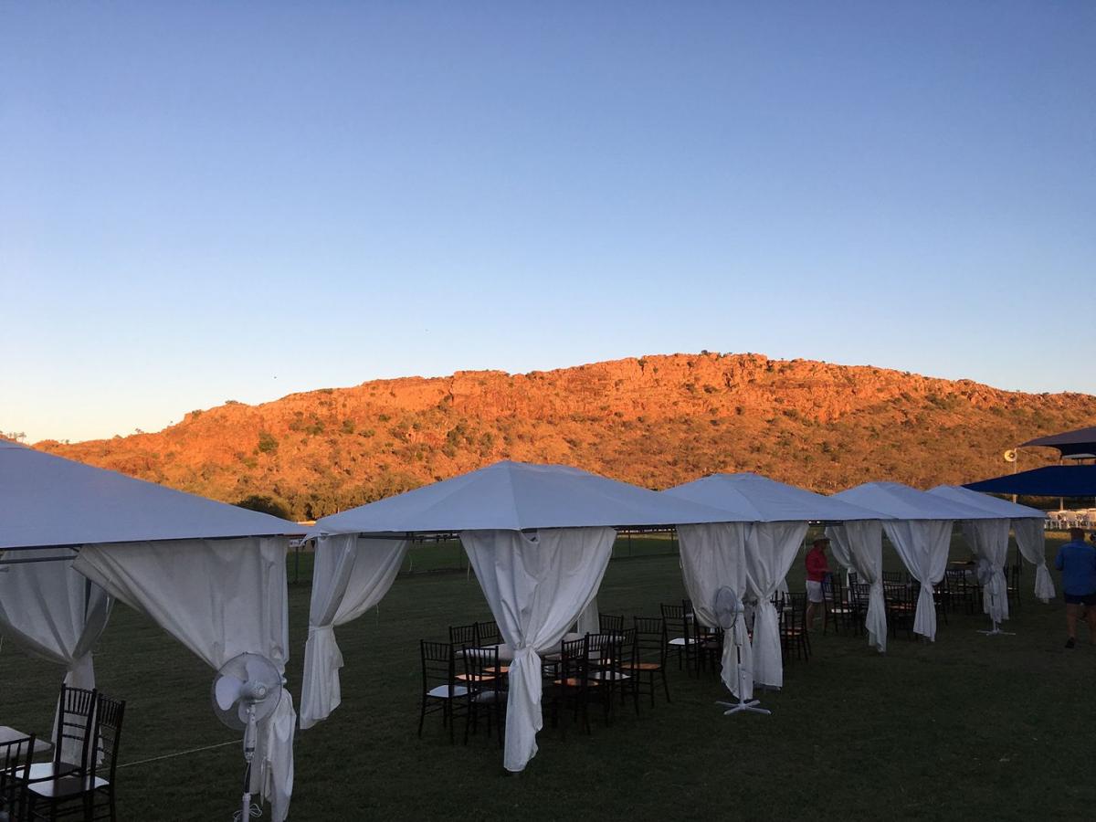 Marquees at the Kununurra Ladies Day Turf Club 