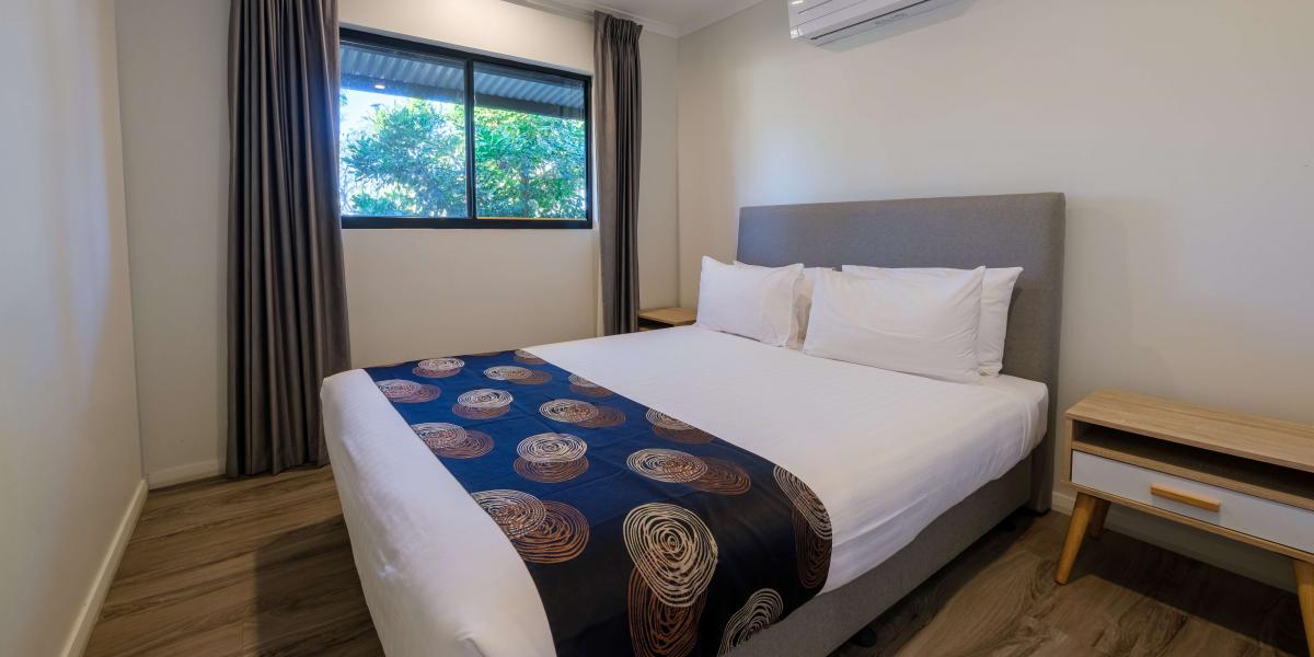 Bedroom of Two Bedroom Waterview Villas at Kimberleyland in Kununurra