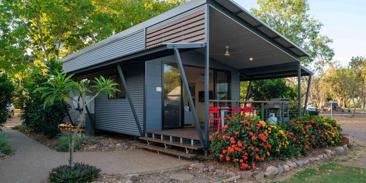 Garden View of 2 bedroom cabin at Kimberleyland 